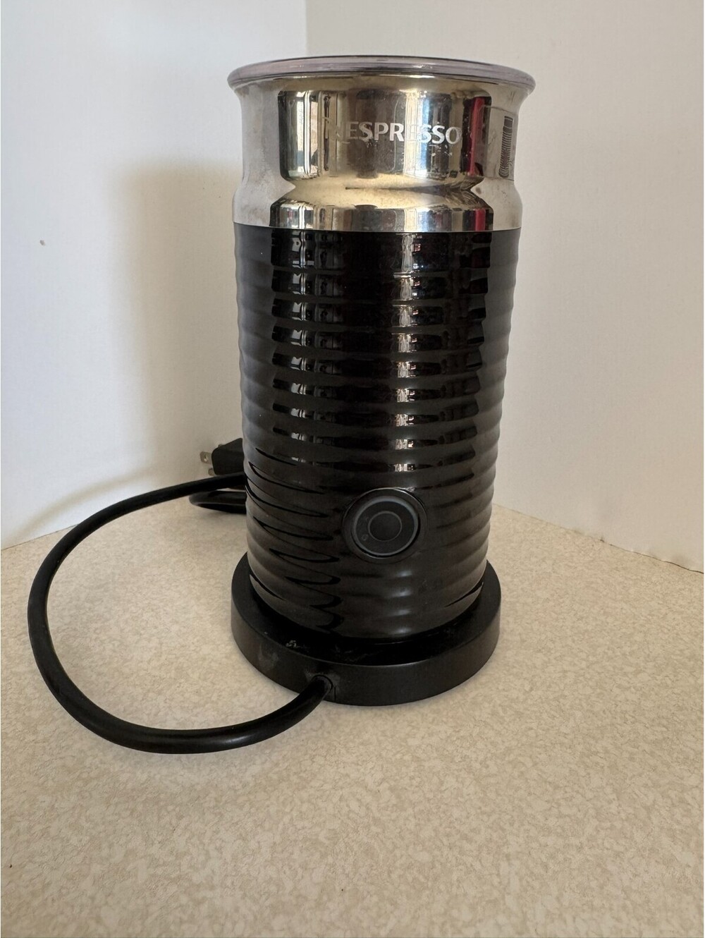 Nespresso Aeroccino 3 Milk Frother Model 3694 Black Automatic Electric